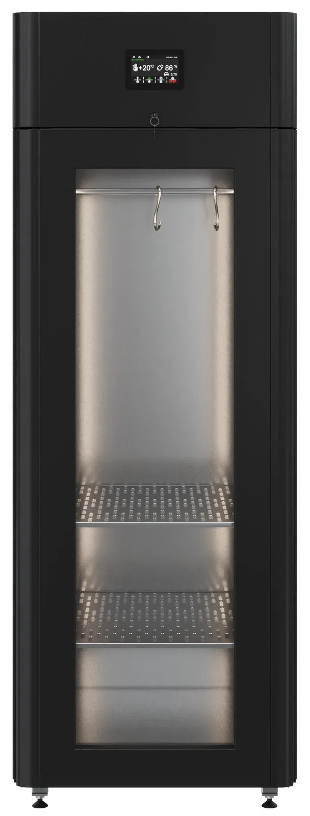 Шкаф холодильный CS107-Meat (R290) black Тип1 (дверь стекло) Polair