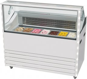 Витрина холодильная F16-08 VV 1,3-1 0030 STANDARD фронт X1 (версия 2.0) (9006-9005)